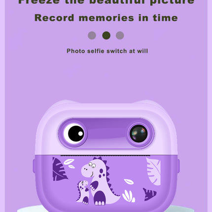 Y16 Manufacturer's Mini Children's Video Camera Dual Lens Cute Kids Instant Print 1-Year Feature CMOS Imaging MicroSD Warranty