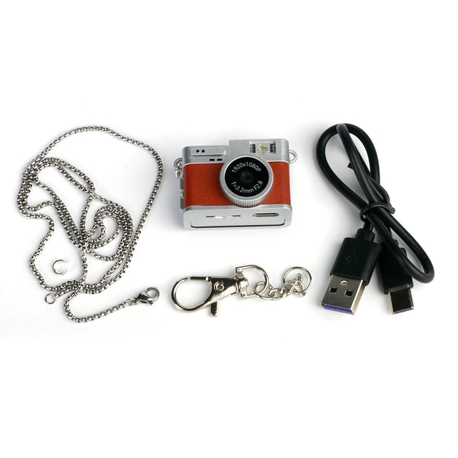 1080P Digital Camera Retro CCD Mini Cam with Screen Indoor Outdoor Sports Portable Vintage Very Small Camcorder Video Recorder