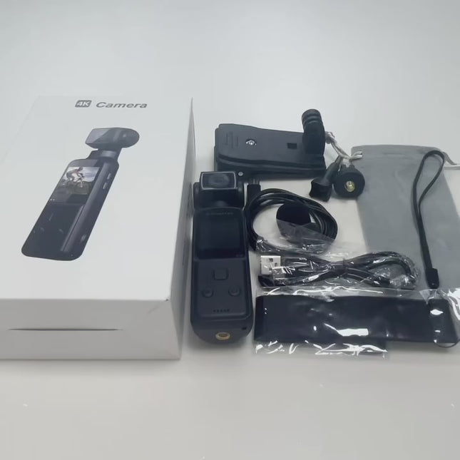 K1Sport High Definition 4K Action Camera with 180 Degree Rotate Wifi Transmission EIS 128GB Built-In Memory for Video Recording