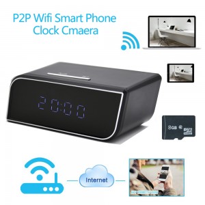 Mini Smart Wifi Wireless Hidden Clock Camera 1080P IP Camera Home Security Camera