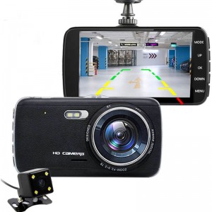 4.0 inch dual lens dash cam user manual fhd 1080p car camera dvr video recorder with ADAS