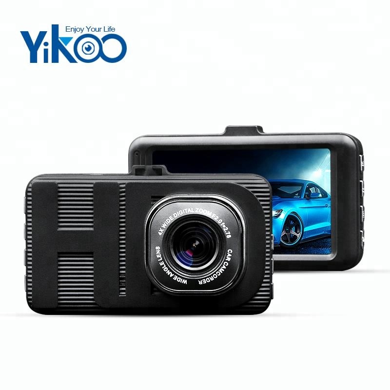 3.0 inch 1080p full HD G-sensor rear view dual lens dash camera for cars
