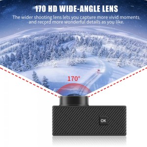 Real 4k 30 fps ultra hd 2.0 inch wifi waterproof outdoor action camera
