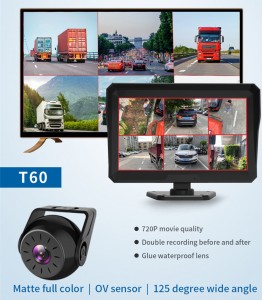 10.1 inch Car Dvr with 6chennals for Truck Reverse Camera with cycle recording