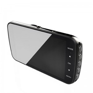 4.0 IPS screen car blackbox dvr dash camera hd 1080p reversing video camera dual lens dvr