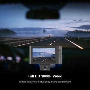 Car DVR 4.0 inch Dual Lens Dash Camera 1080P Full HD G-Sensor Car Rear Camera Recorder Registrator DVR Dash Cam