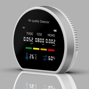 Portable Carbon Dioxide Monitor USB Charge CO2 Detector Air Quality Monitor